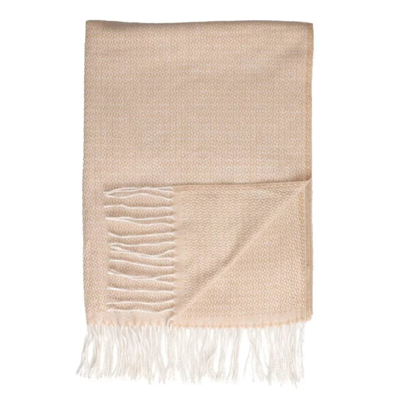 Fringed Herringbone Scarf - Various Colours