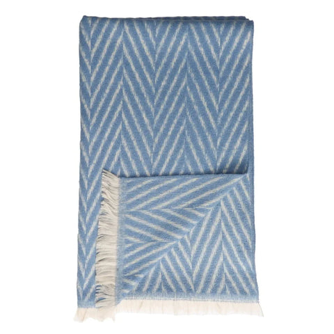 Fringed Chevron Scarf - Various Colours