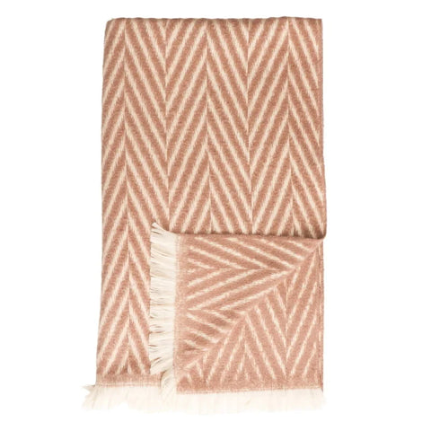 Fringed Chevron Scarf - Various Colours