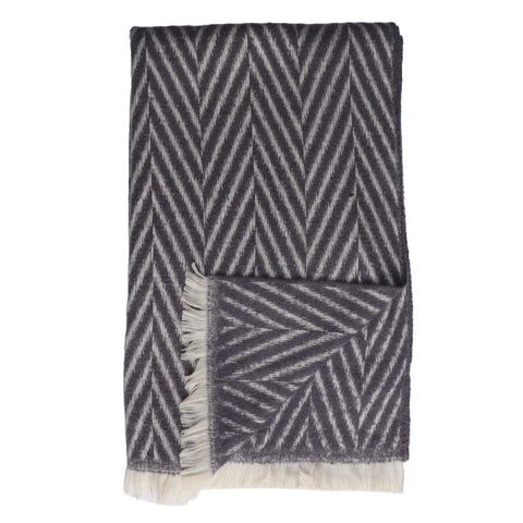Fringed Chevron Scarf - Various Colours