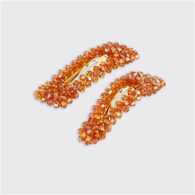 Sparkly Set of 2 Hair Clips - Various Colours