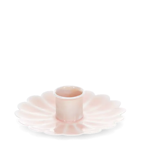 Enamel Flat Flower Candle Holder - Various