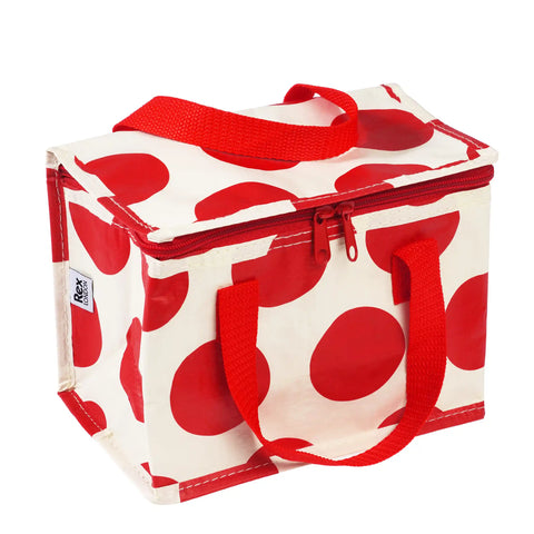 Red and White Spots Lunch Bag