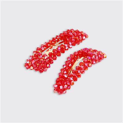 Sparkly Set of 2 Hair Clips - Various Colours