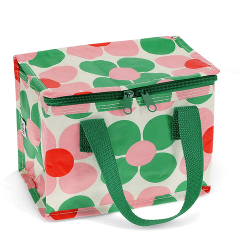 Pink and Green Daisy Lunch Bag