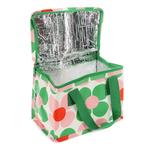 Pink and Green Daisy Lunch Bag