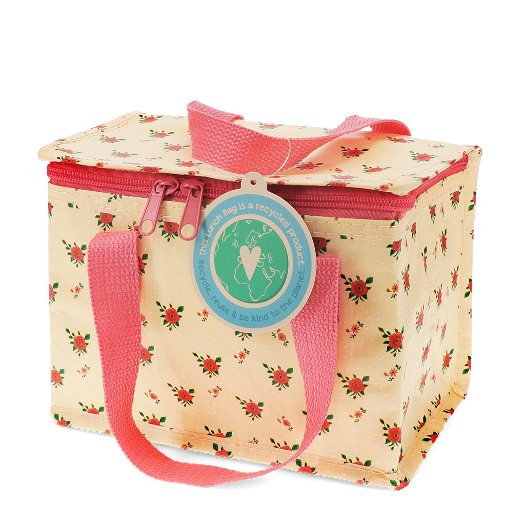 French Rose Insulated Lunch Bag