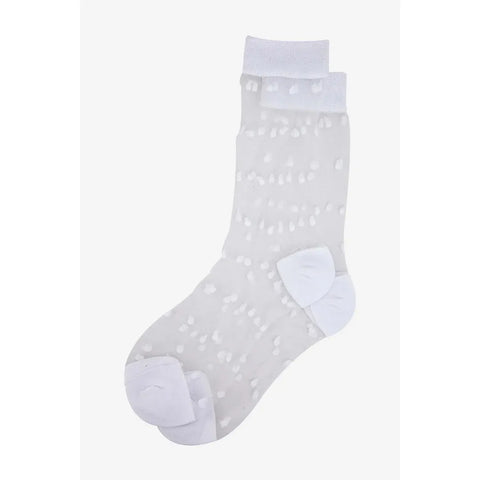 Sheer Spots Ankle Socks - Various Colours