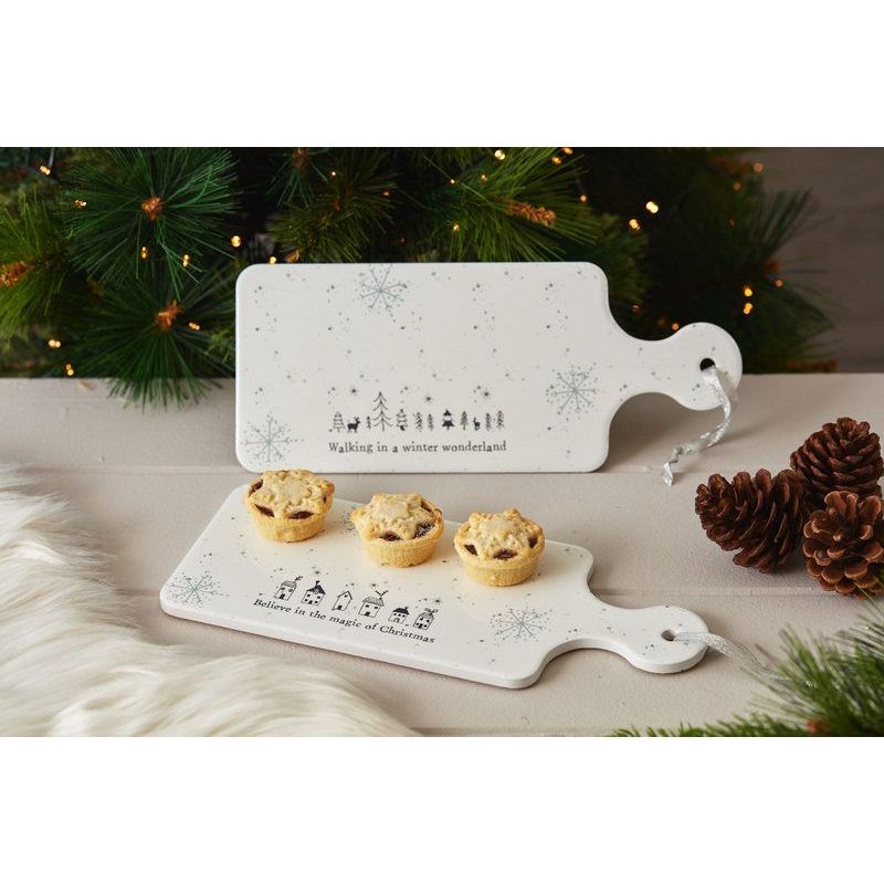 Sentiment Trivet With Christmas Decoration - Various Wording