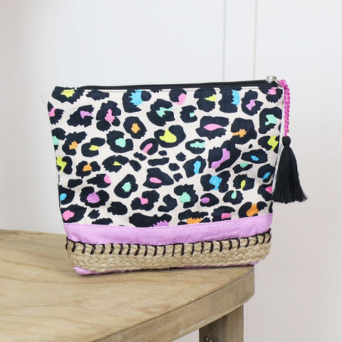 Animal Print Travel Pouch - Various Colours