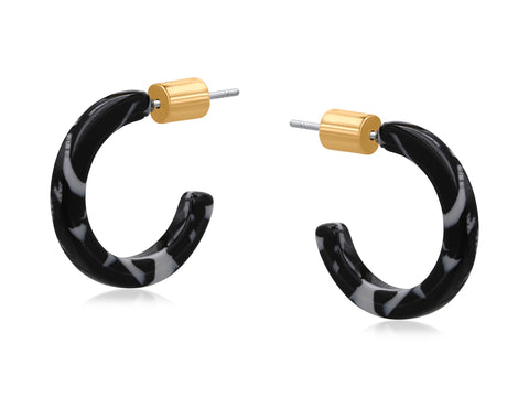 Petite Resin Hoop - Various Colours