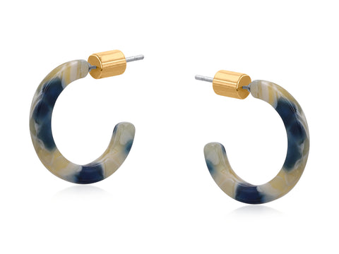 Petite Resin Hoop - Various Colours