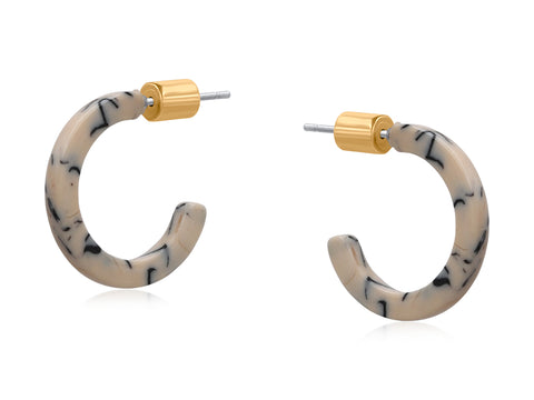 Petite Resin Hoop - Various Colours