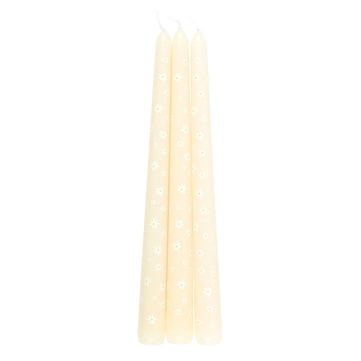 Carrot Patch Daisy Taper Candle