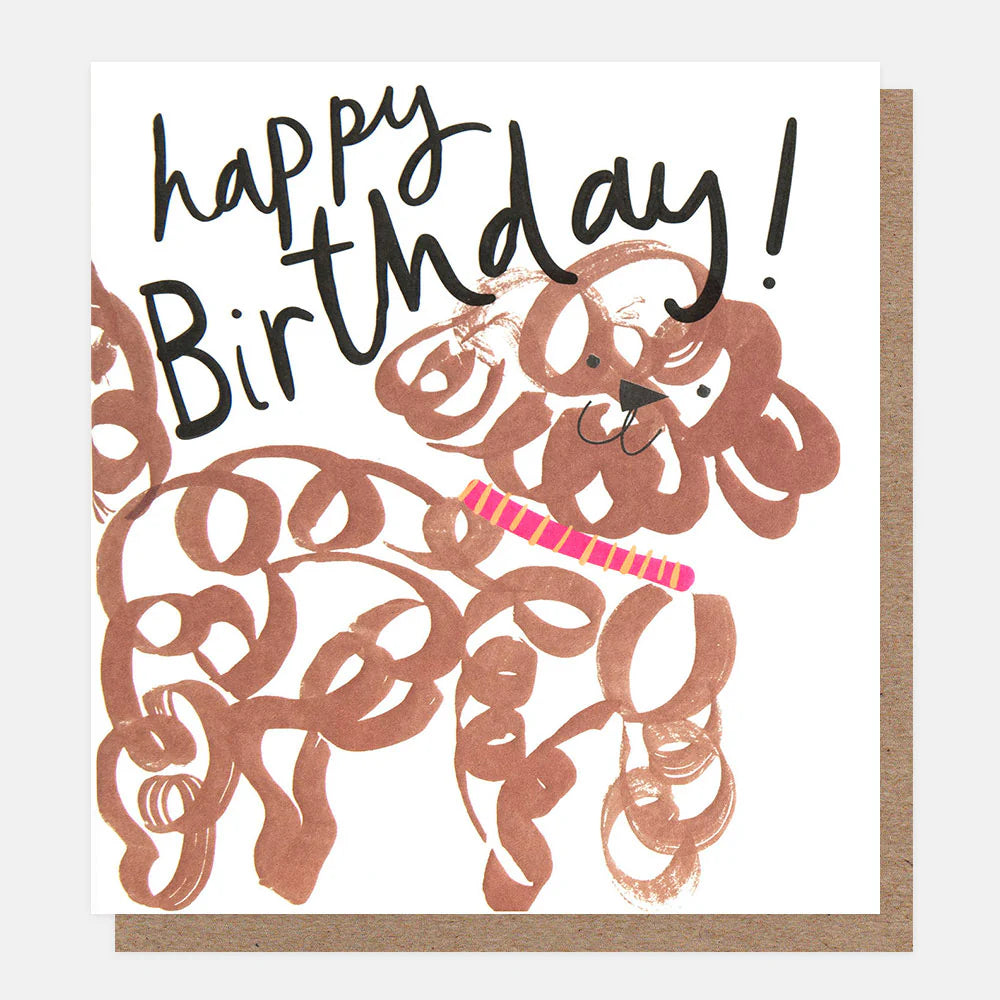 Doodle Dog Birthday Card