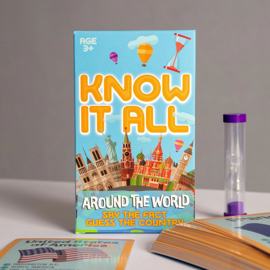 Know It All! Around The World Card Game