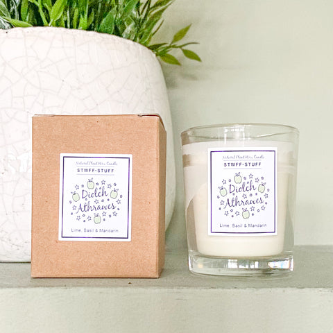 STWFF Welsh Sentiment Candles - Various Sayings