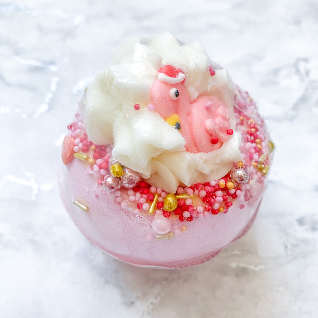 Flamingle Bells Bath Blaster