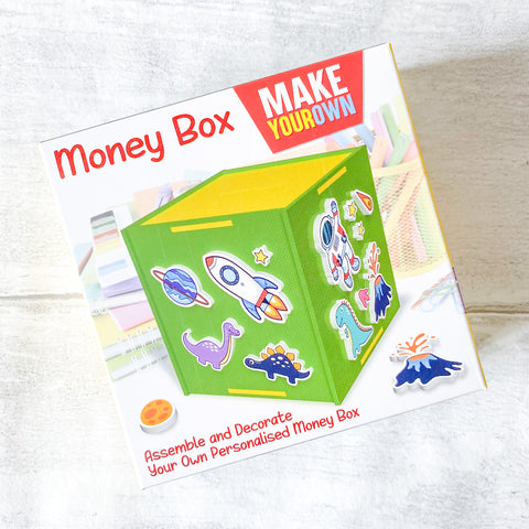 Make Your Own Money Box - Various Colours