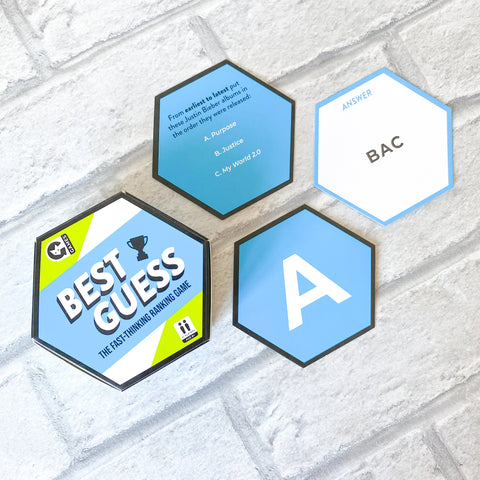 Hexagon Shaped Family Card Games - Various