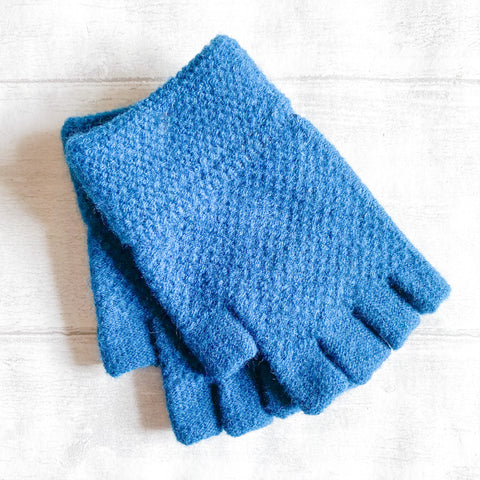 Fingerless Knitted Gloves - Various Colours