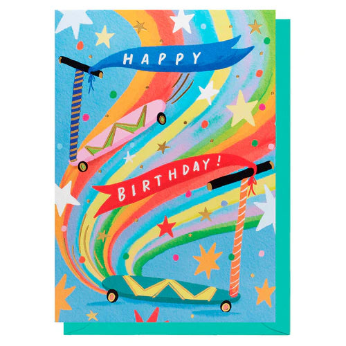 Happy Birthday Scooter Card