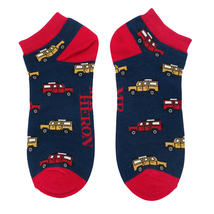 Mr Heron Jeep Trainer Socks - Various Colours