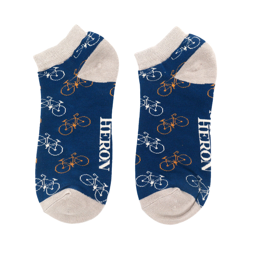 Mr Heron Little Bikes Trainer Socks - Various Colours