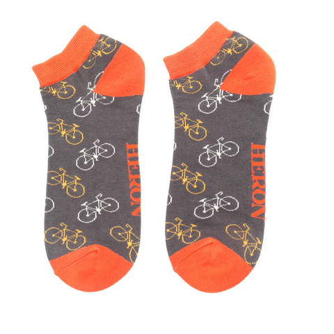 Mr Heron Little Bikes Trainer Socks - Various Colours