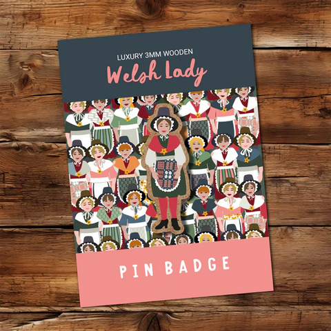 Welsh Themed Pin Badge - Various