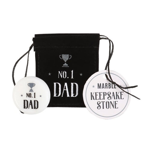 No. 1 Dad Marble Keepsake Stone
