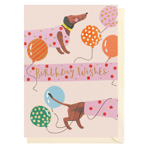 Birthday Dachshund Card