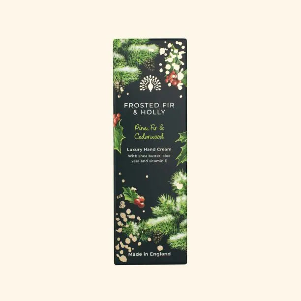 Christmas Tidings Frosted Fir and Holly Hand Cream