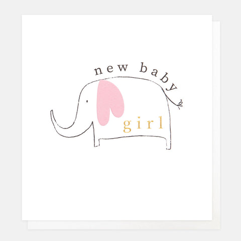 New Baby Girl Pink Elephant