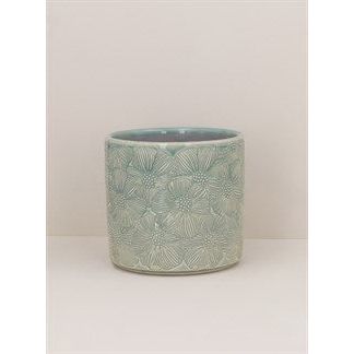 Cosmos Stoneware Small Plant Pot - Various