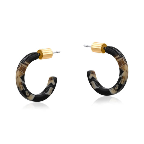 Petite Resin Hoop - Various Colours