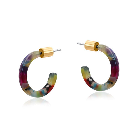 Petite Resin Hoop - Various Colours