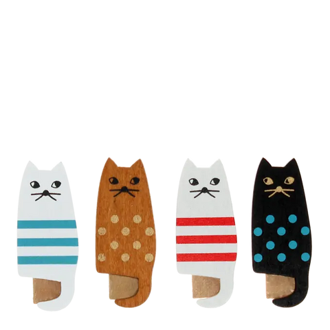 Mini Wooden Pegs - Various