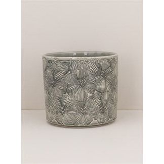 Cosmos Stoneware Medium Plant Pot - Various