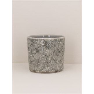Cosmos Stoneware Small Plant Pot - Various