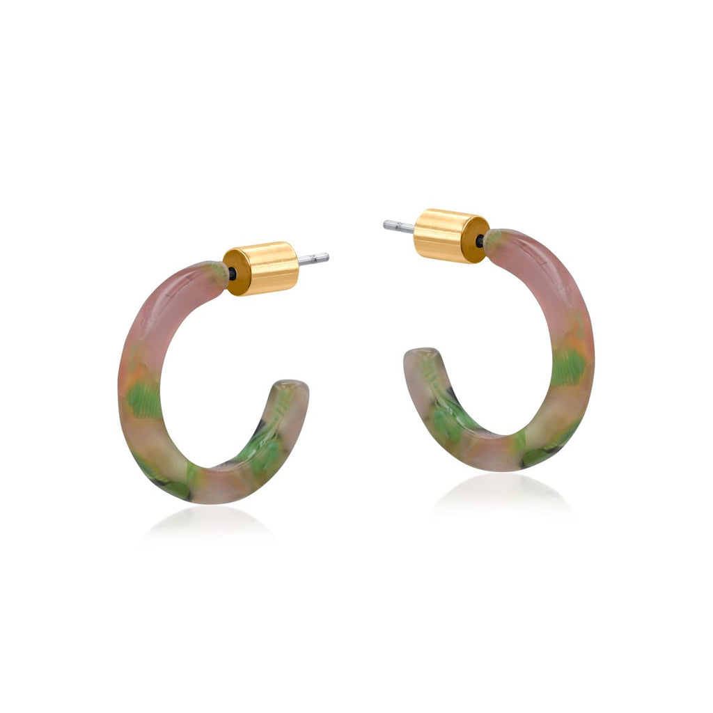 Petite Resin Hoop - Various Colours