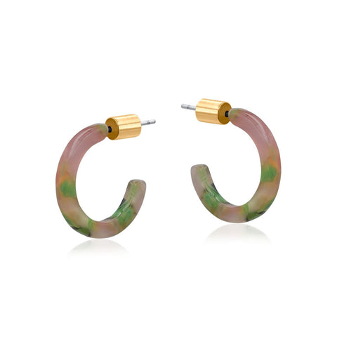 Petite Resin Hoop - Various Colours
