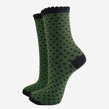 Polka Dots Glitter Socks - Various Colours