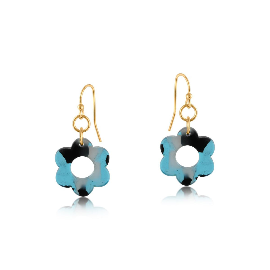 Lottie Daisy Resin Earrings - Various Colours