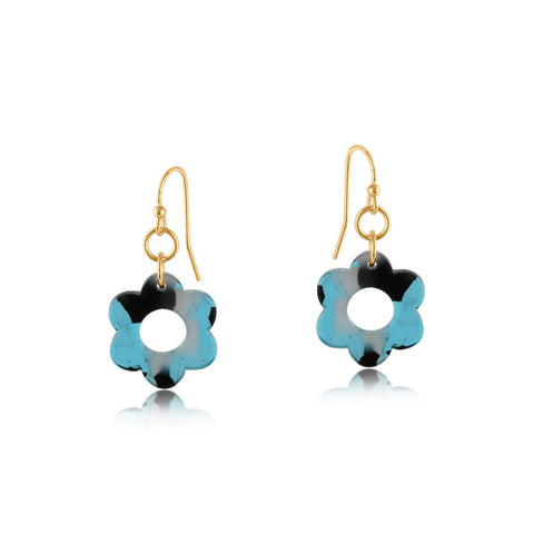 Lottie Daisy Resin Earrings - Various Colours