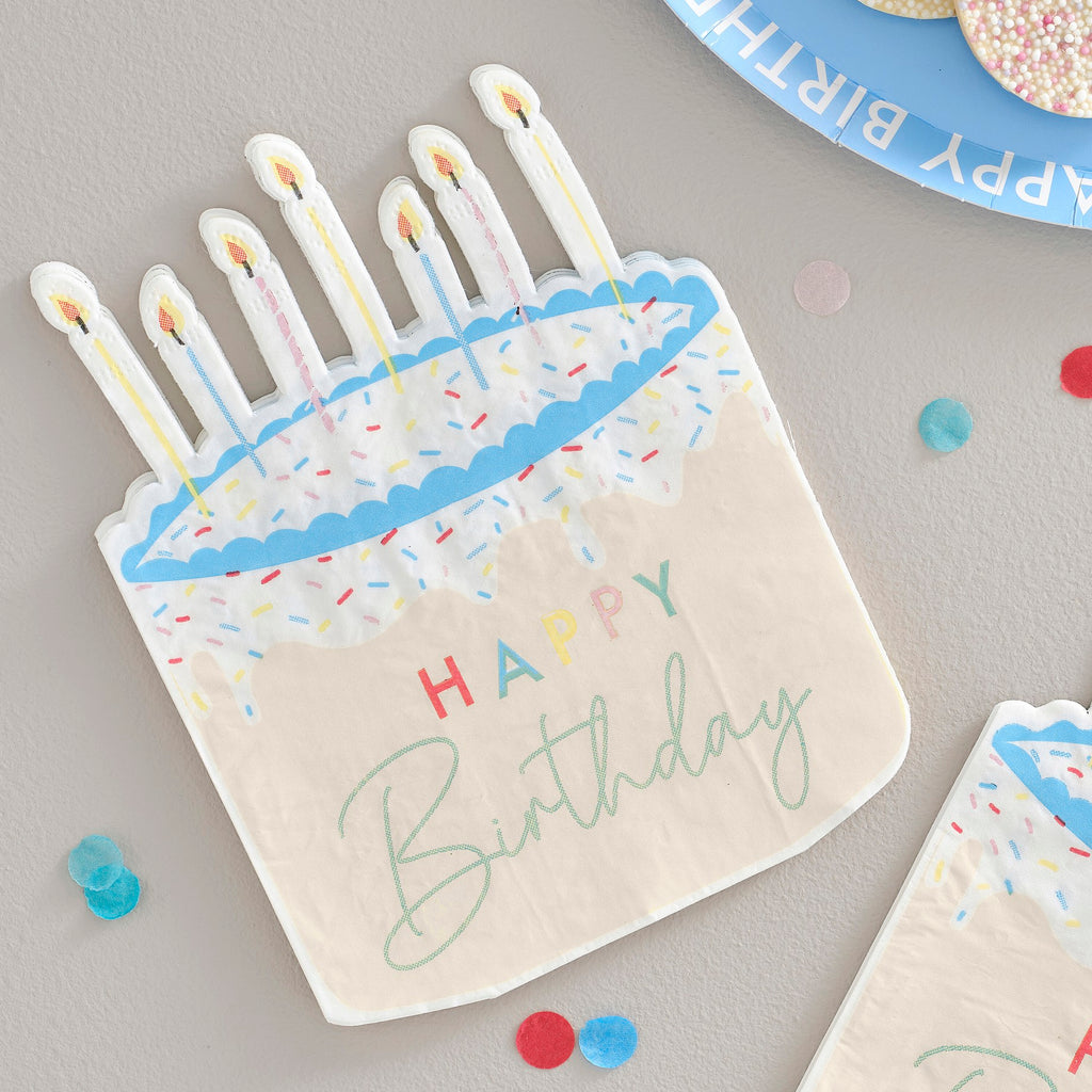 Happy Birthday Paper Napkins