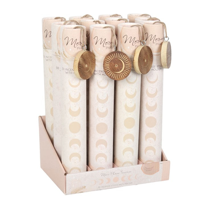 Moon Phase Coconut Incense Gift Set