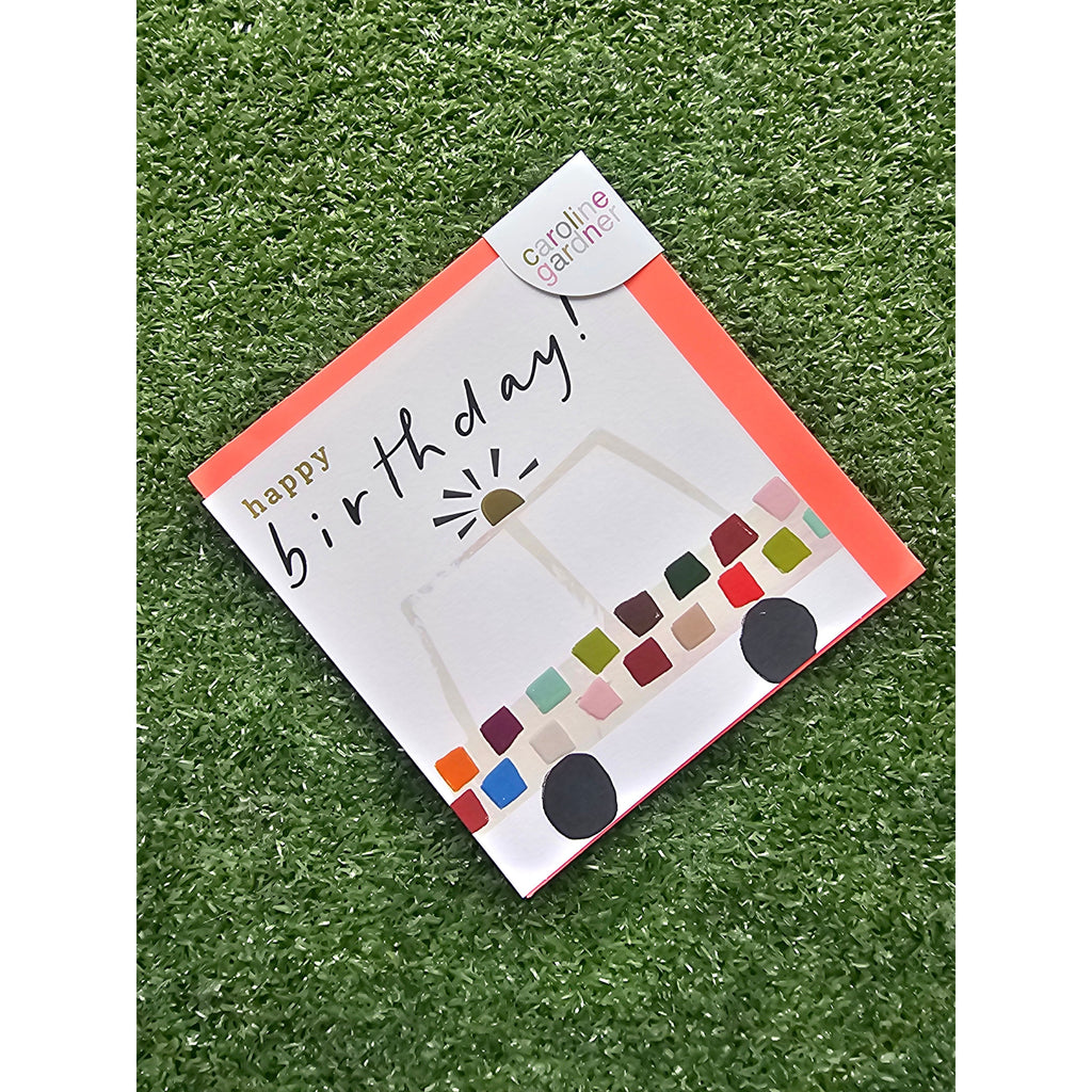 Happy Birthday Police Car Card