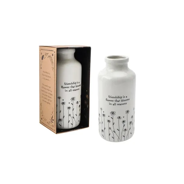 Send With Love Ceramic Bottle Vase