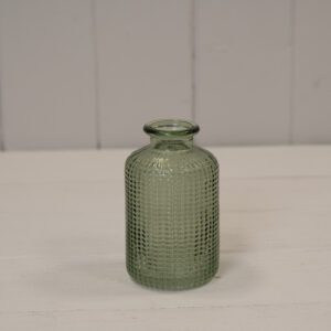 Mini Dimpled Glass Vase - Various Colours